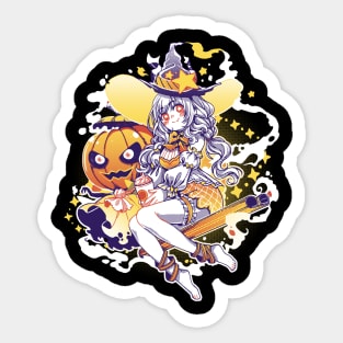Pumpkin Spice Witch Sticker